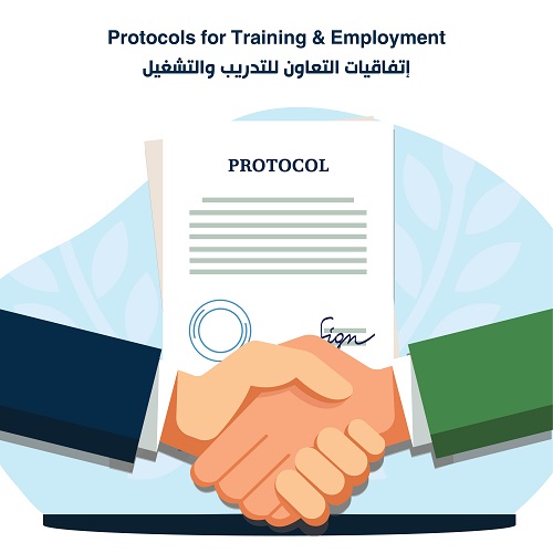 Protocols for <strong>Training & Employment</strong></p>
<p>
	 </p>
<p>
	إتفاقيات التعاون للتدريب والتشغيل