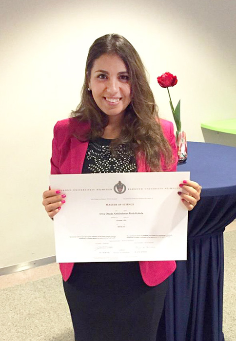 MSA TA obtains Master's degree with highest Dutch honor.