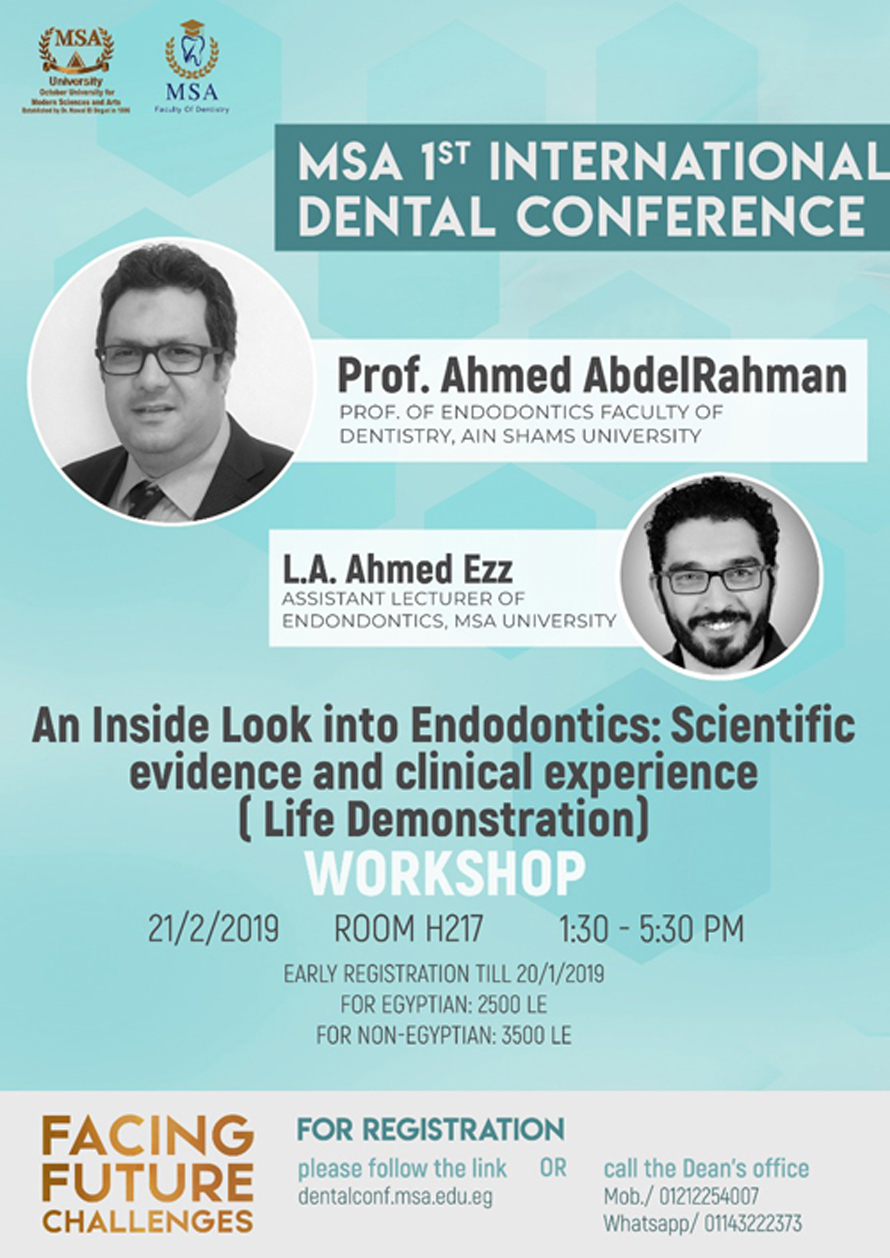 1st International Dental Conference Workshops