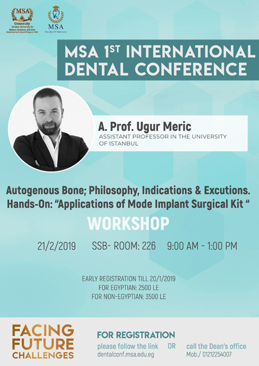 1st International Dental Conference Workshops