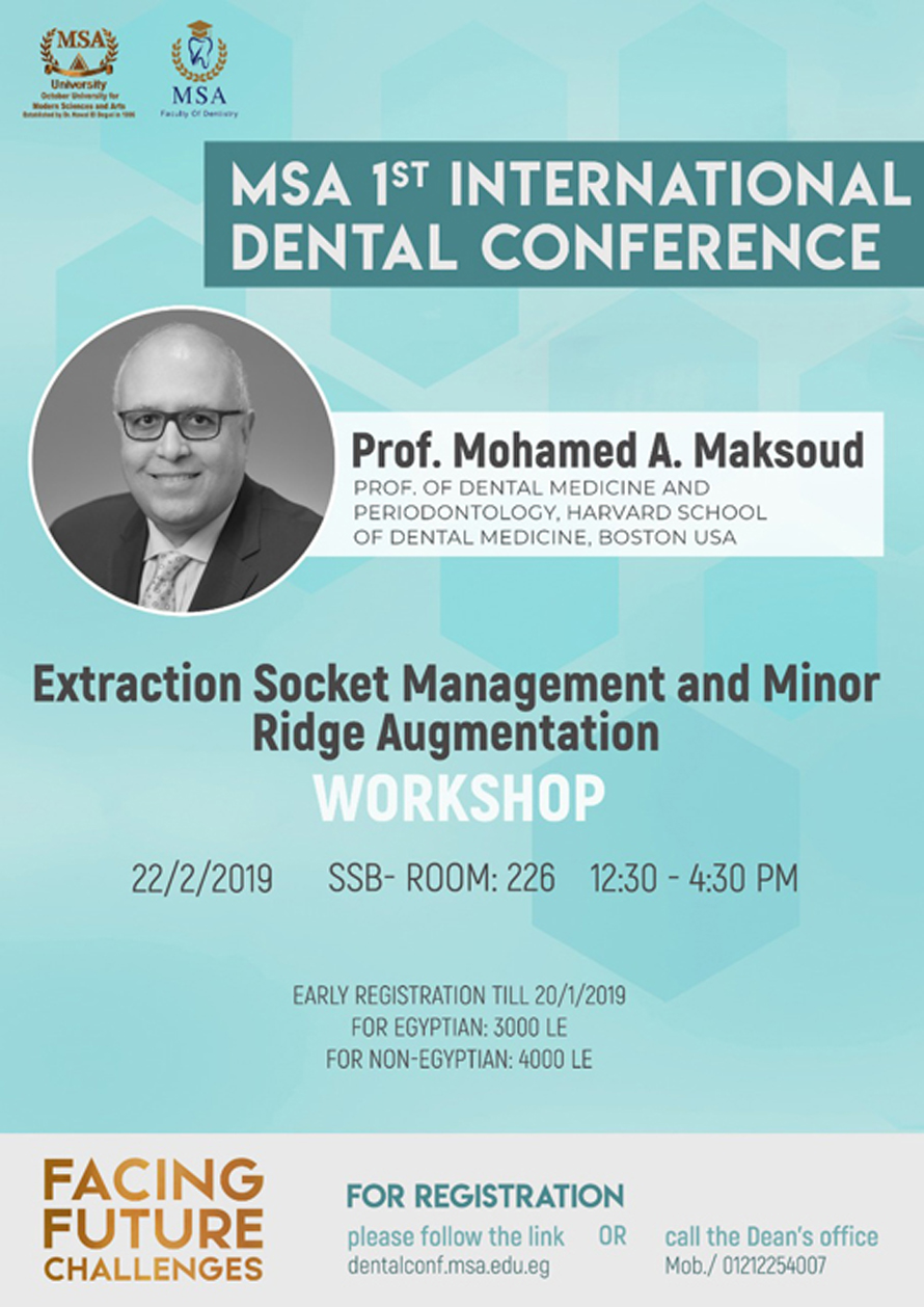 1st International Dental Conference Workshops