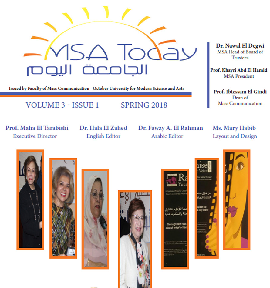 MSA Today - Volume3. Spring 2018