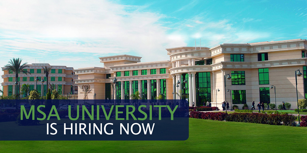 MSA University - HR Department, Job Vacancies